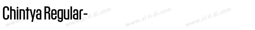 Chintya Regular字体转换 Chintya Regular字体转换